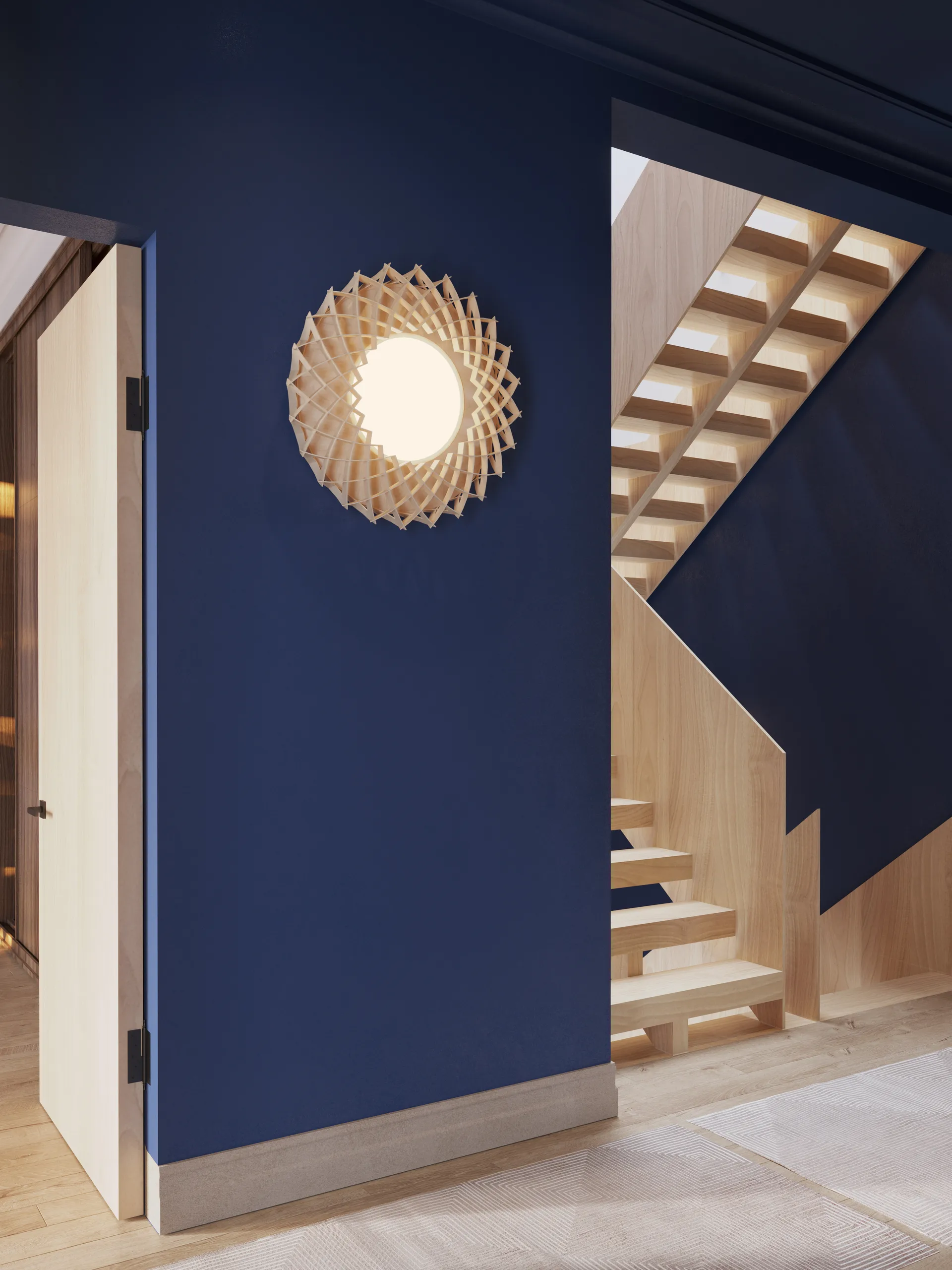 Plafonnier Pilke Signature Ø65 cm, Bouleau Pilke