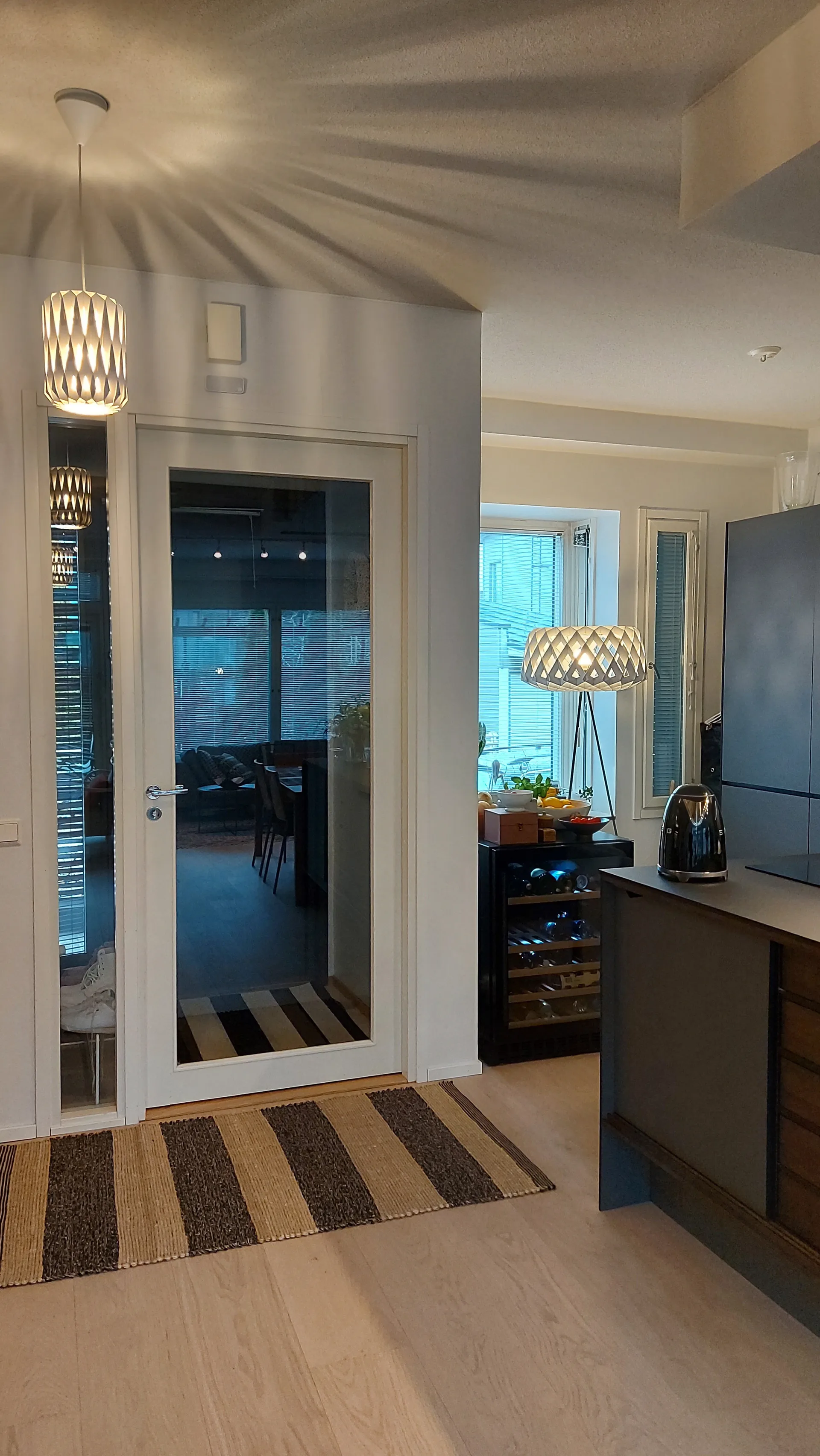 Suspension Pilke Signature Ø18 cm, Blanc Pilke