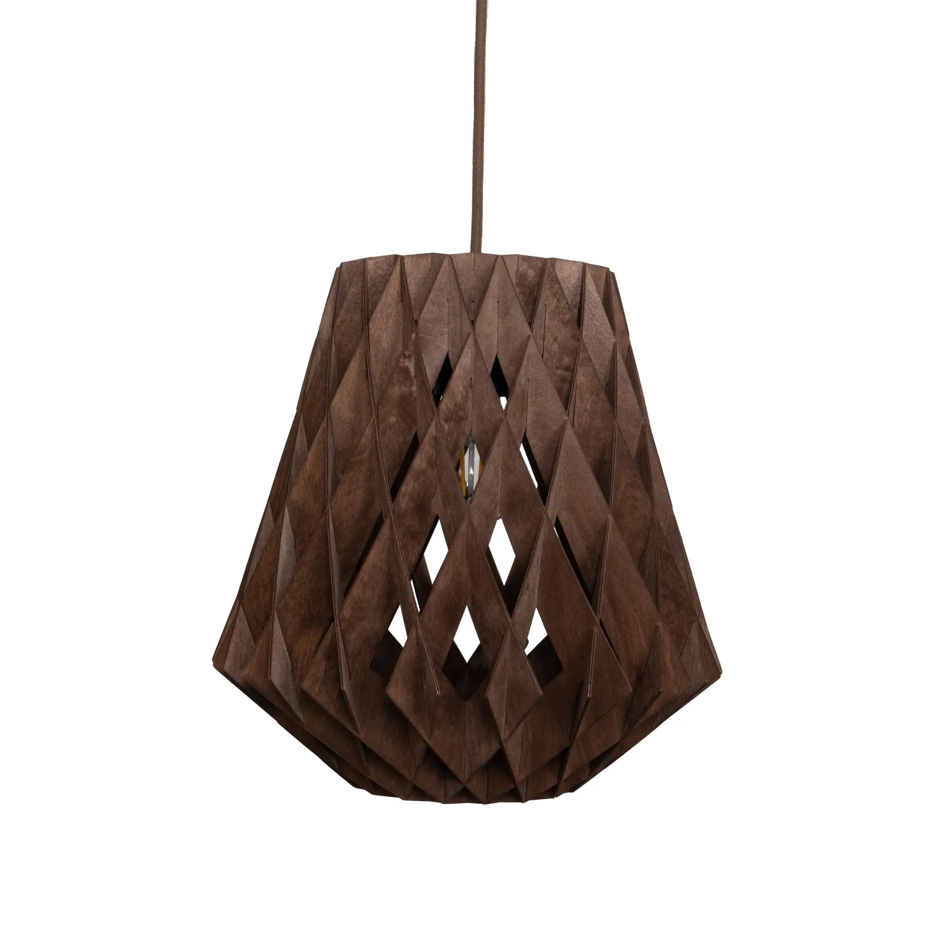 Suspension Pilke Signature Ø28 cm, Marron Pilke