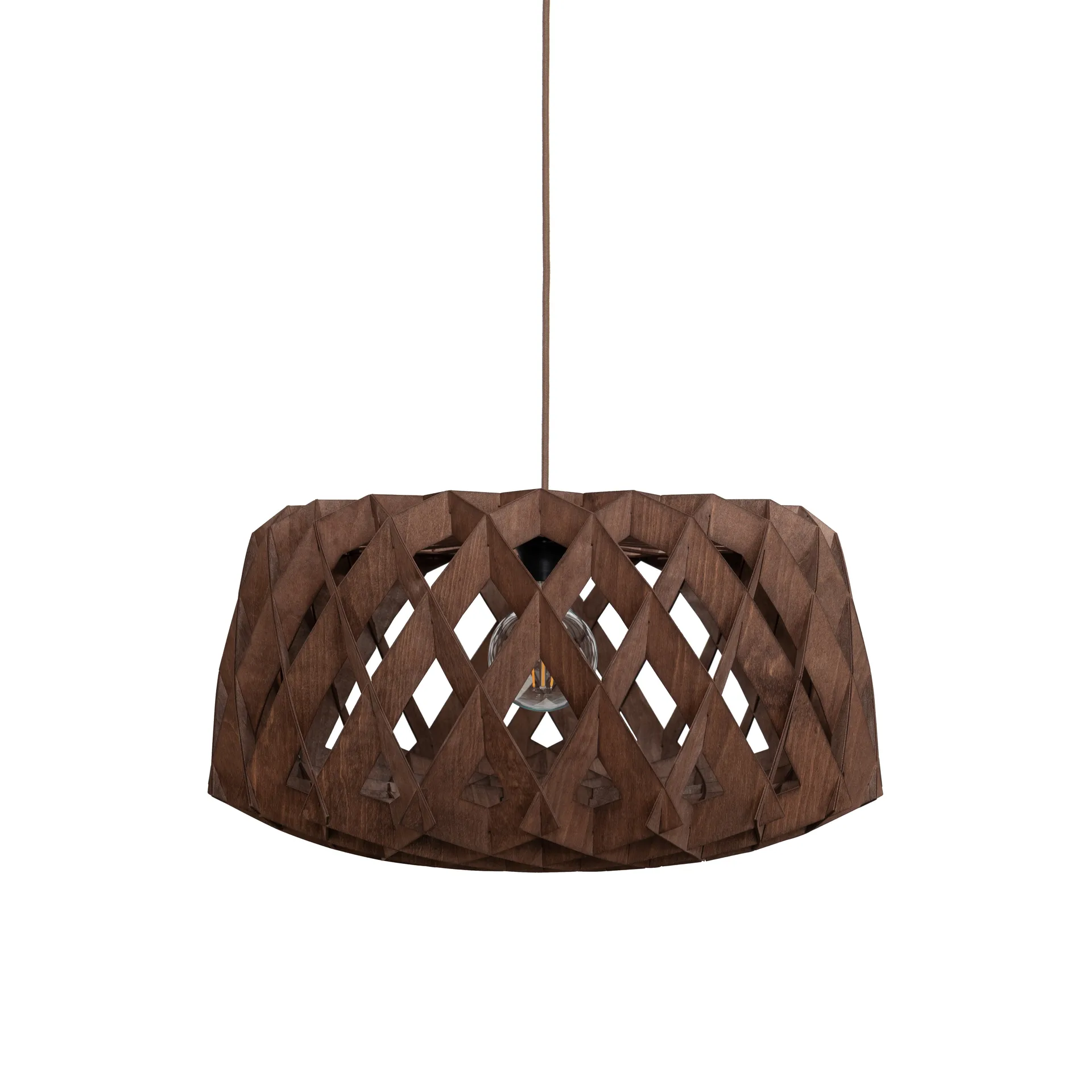 Suspension Pilke Signature Ø60 cm, Marron Pilke