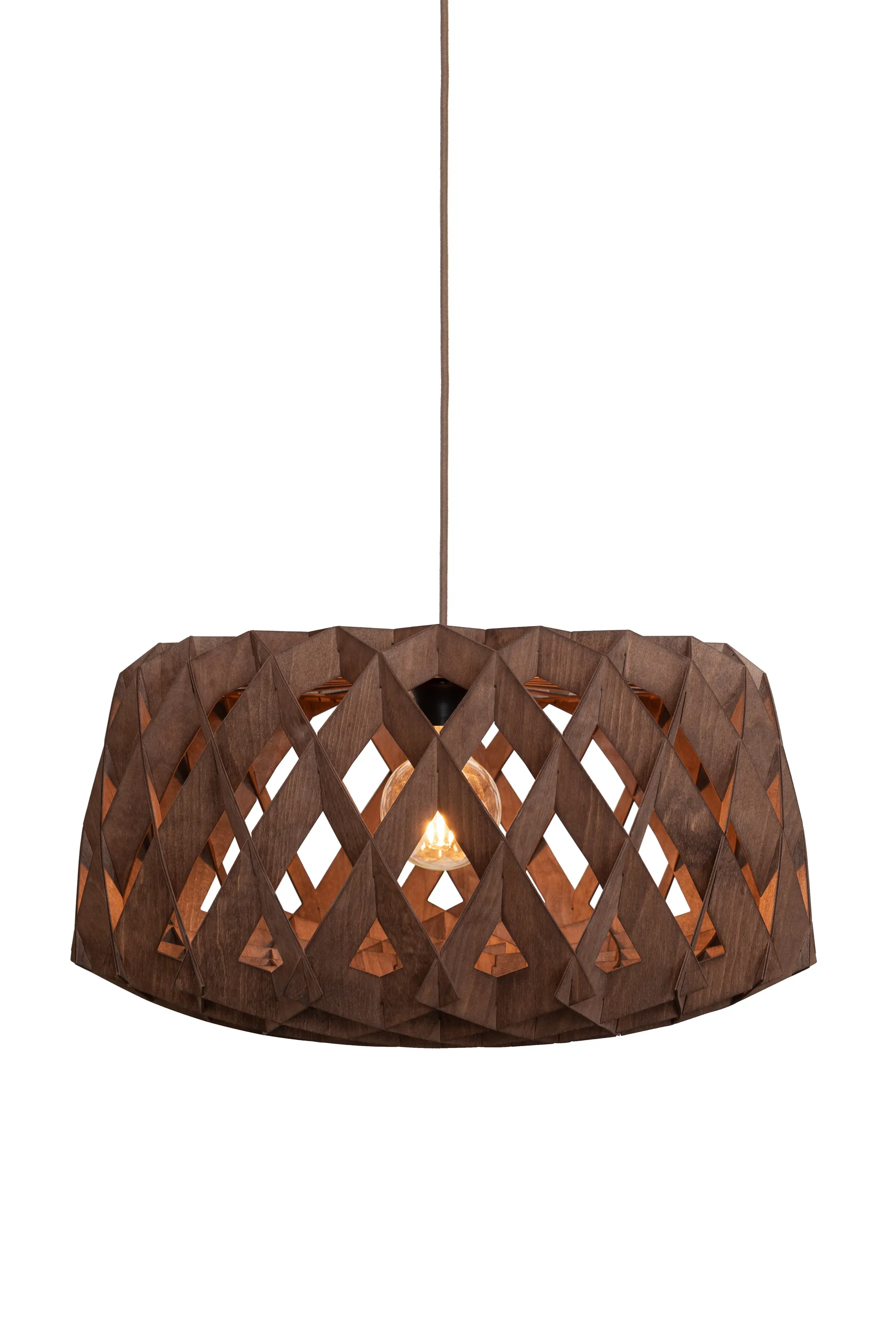 Suspension Pilke Signature Ø60 cm, Marron Pilke