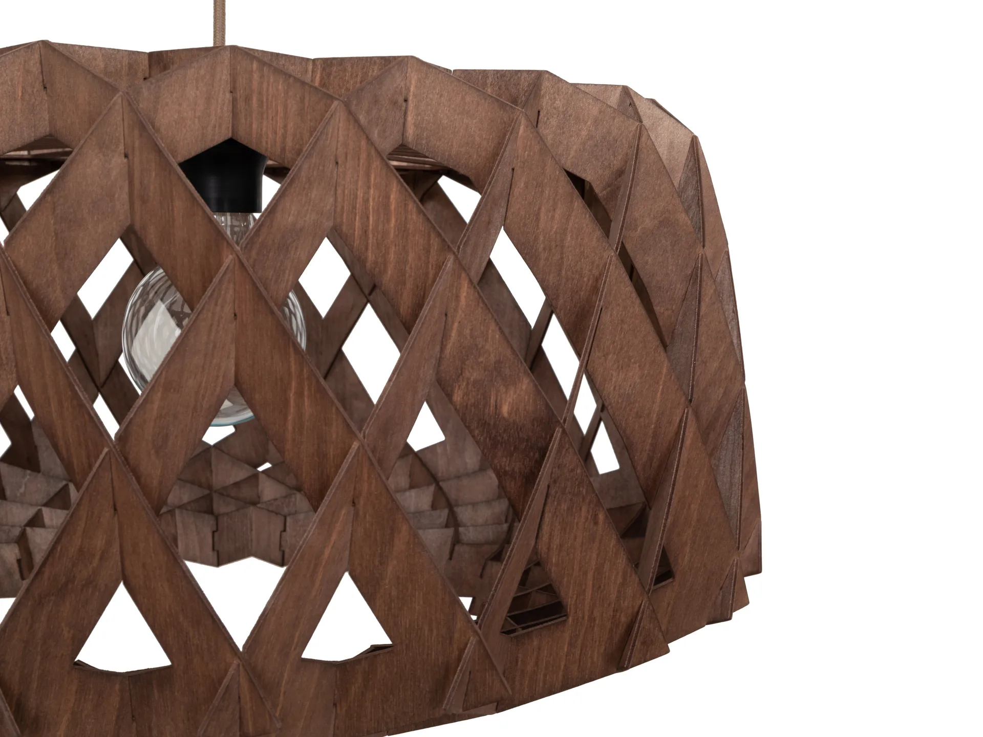Suspension Pilke Signature Ø60 cm, Marron Pilke