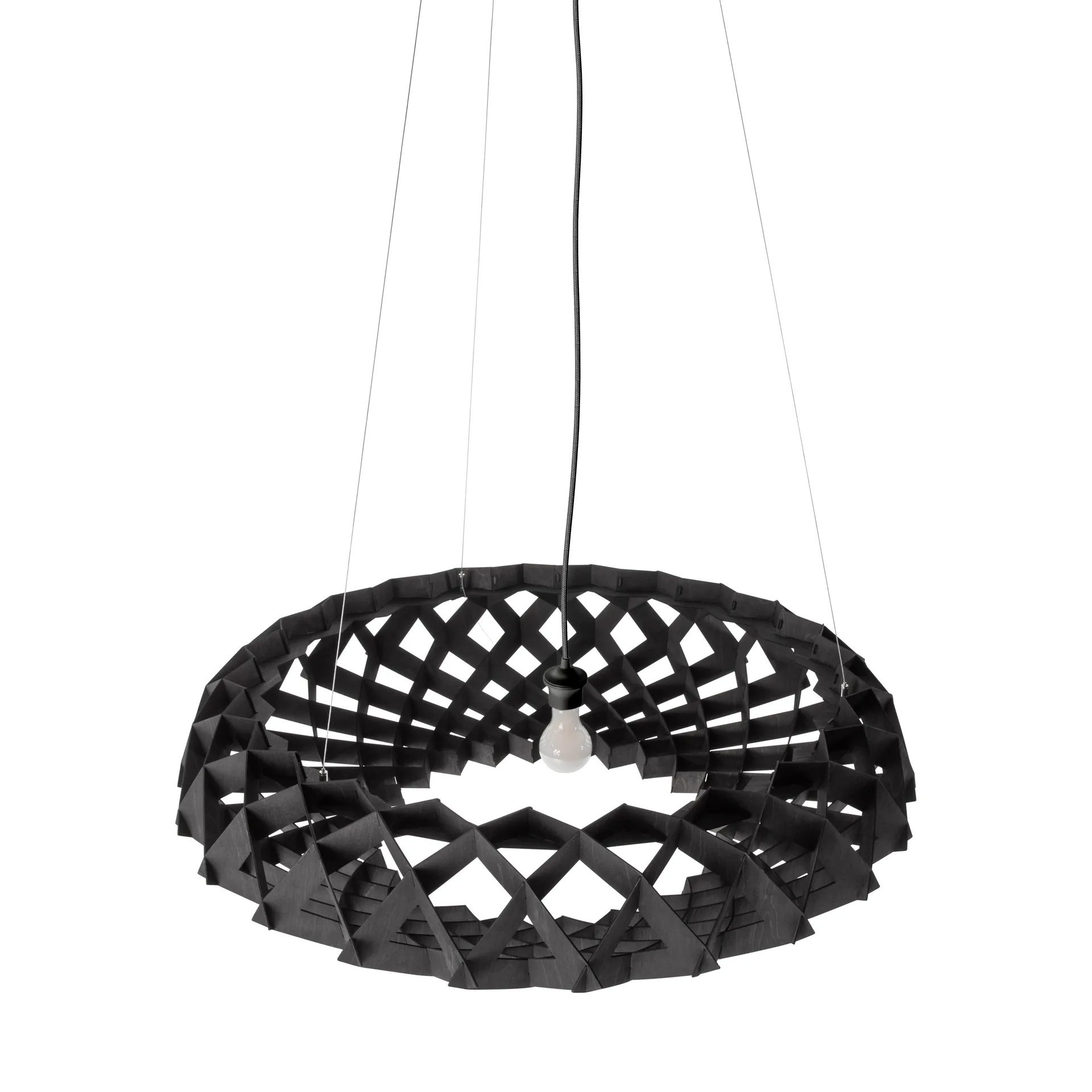 Suspension Pilke Signature Ø95 cm, Noir Pilke