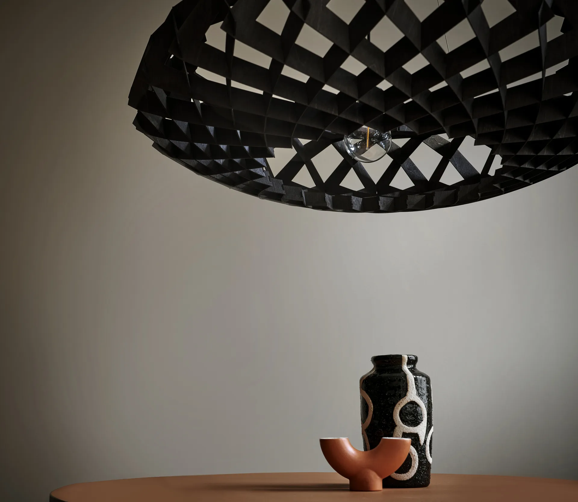 Suspension Pilke Signature Ø95 cm, Noir Pilke