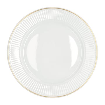 Assiette à bordure dorée Plissé Ø22 cm - Blanc - Pillivuyt