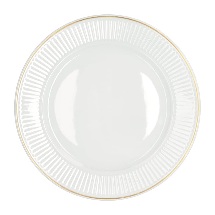 Assiette à bordure dorée Plissé Ø28 cm de Pillivuyt 