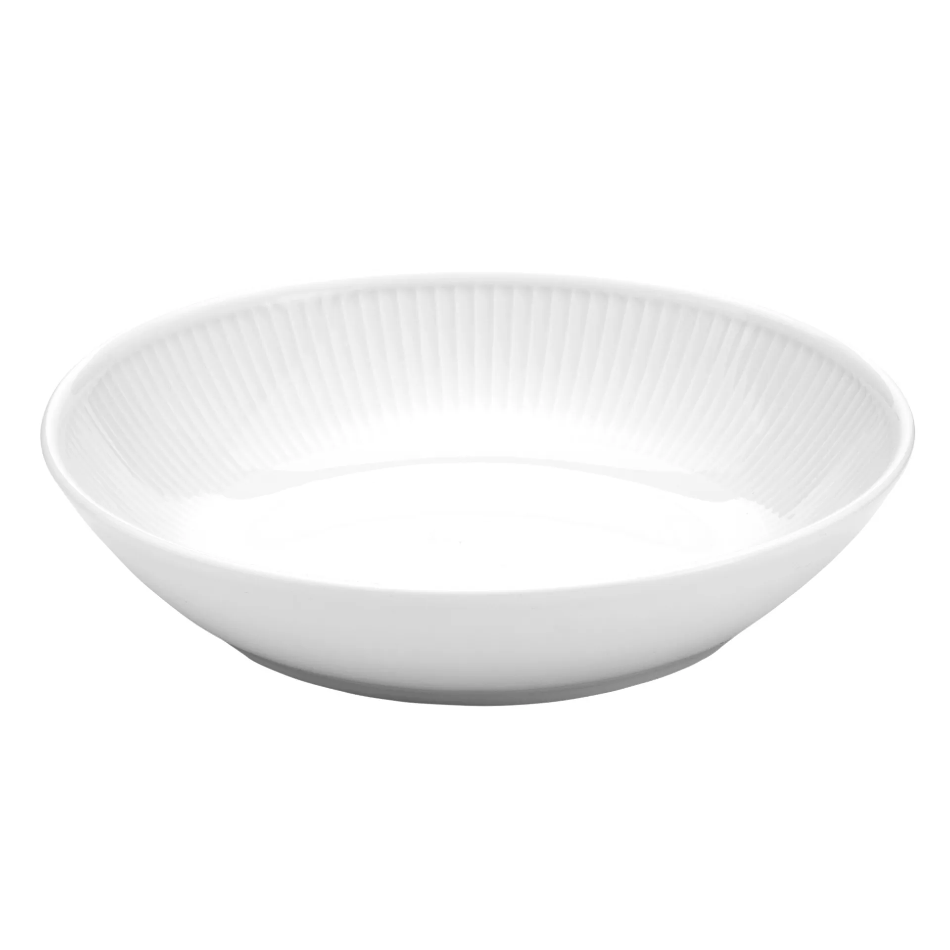 Assiette à pâtes Plissé Ø 20 cm, Blanc Pillivuyt