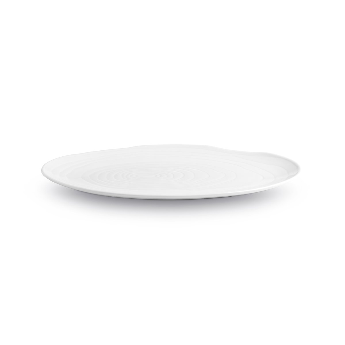 pillivuyt assiette boulogne ovale 11,5x18 cm blanc