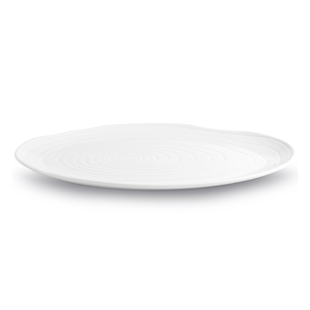 pillivuyt assiette boulogne ovale 20x34 cm blanc