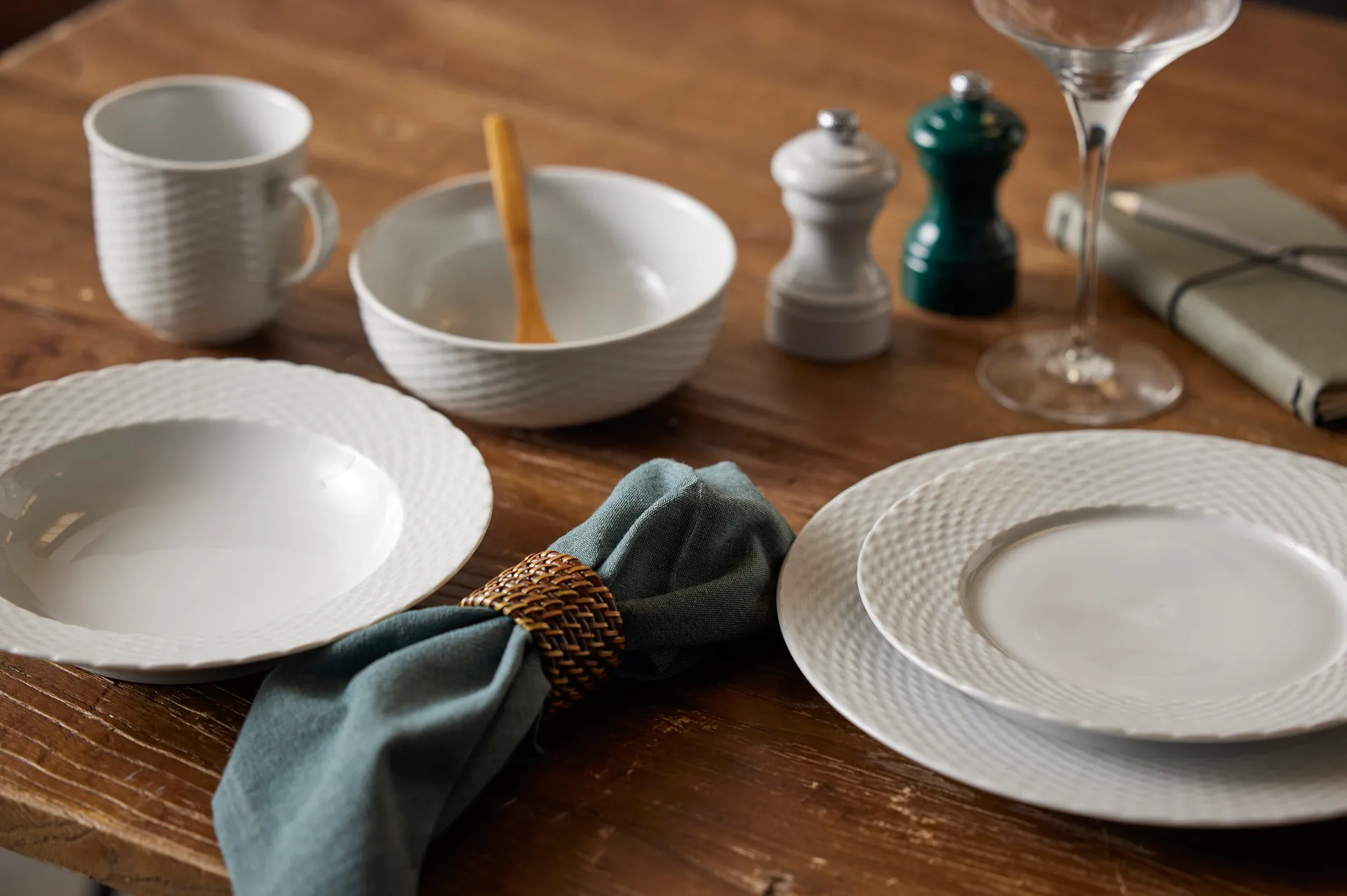 Assiette creuse Basket Ø23 cm, Blanc Pillivuyt