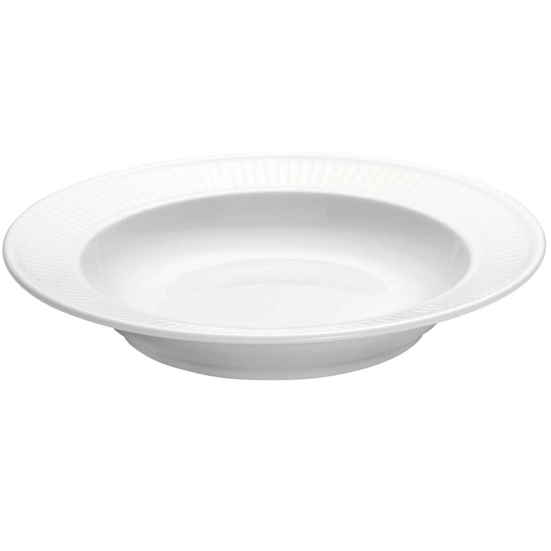 Assiette creuse Plissé Ø 22 cm, Blanc Pillivuyt
