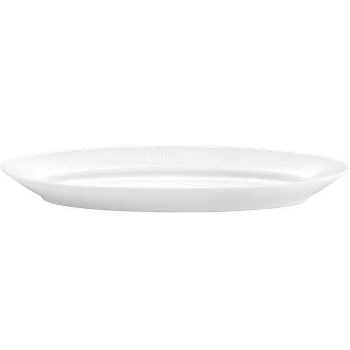 Assiette de service allongée Plissé - Blanc - Pillivuyt