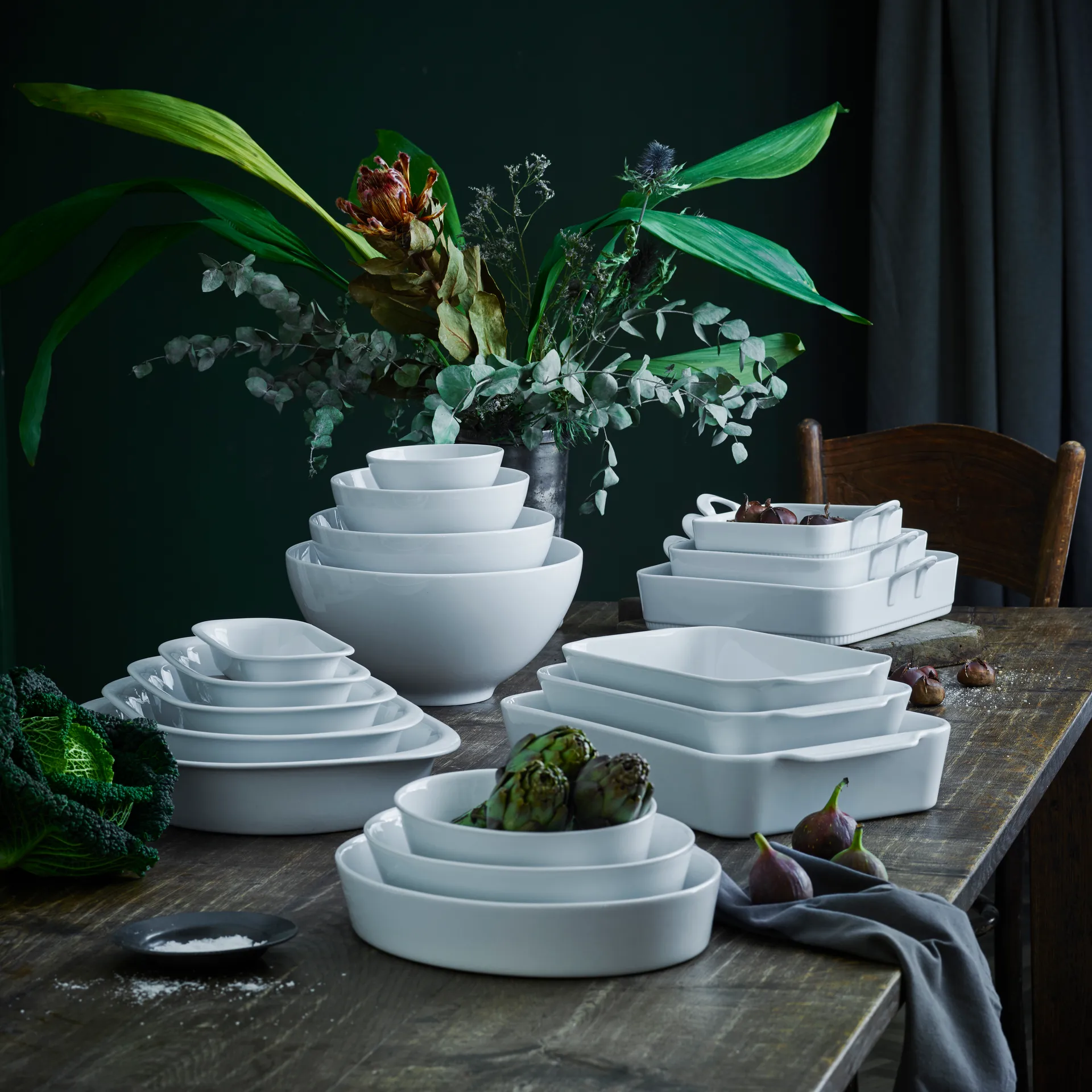 Assiette de service Pillivuyt, 32 x 17 cm Pillivuyt