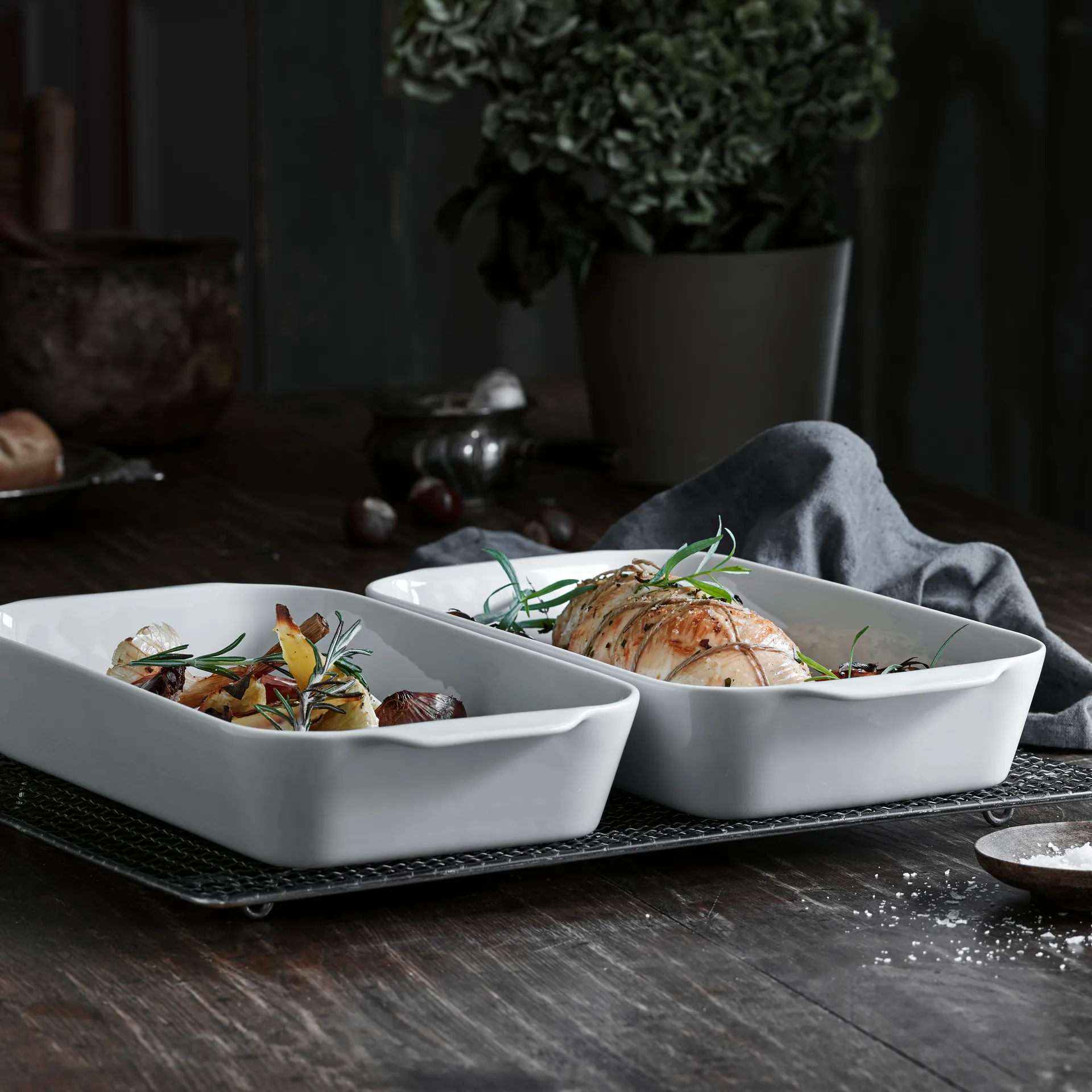 Assiette de service Pillivuyt, 32 x 17 cm Pillivuyt