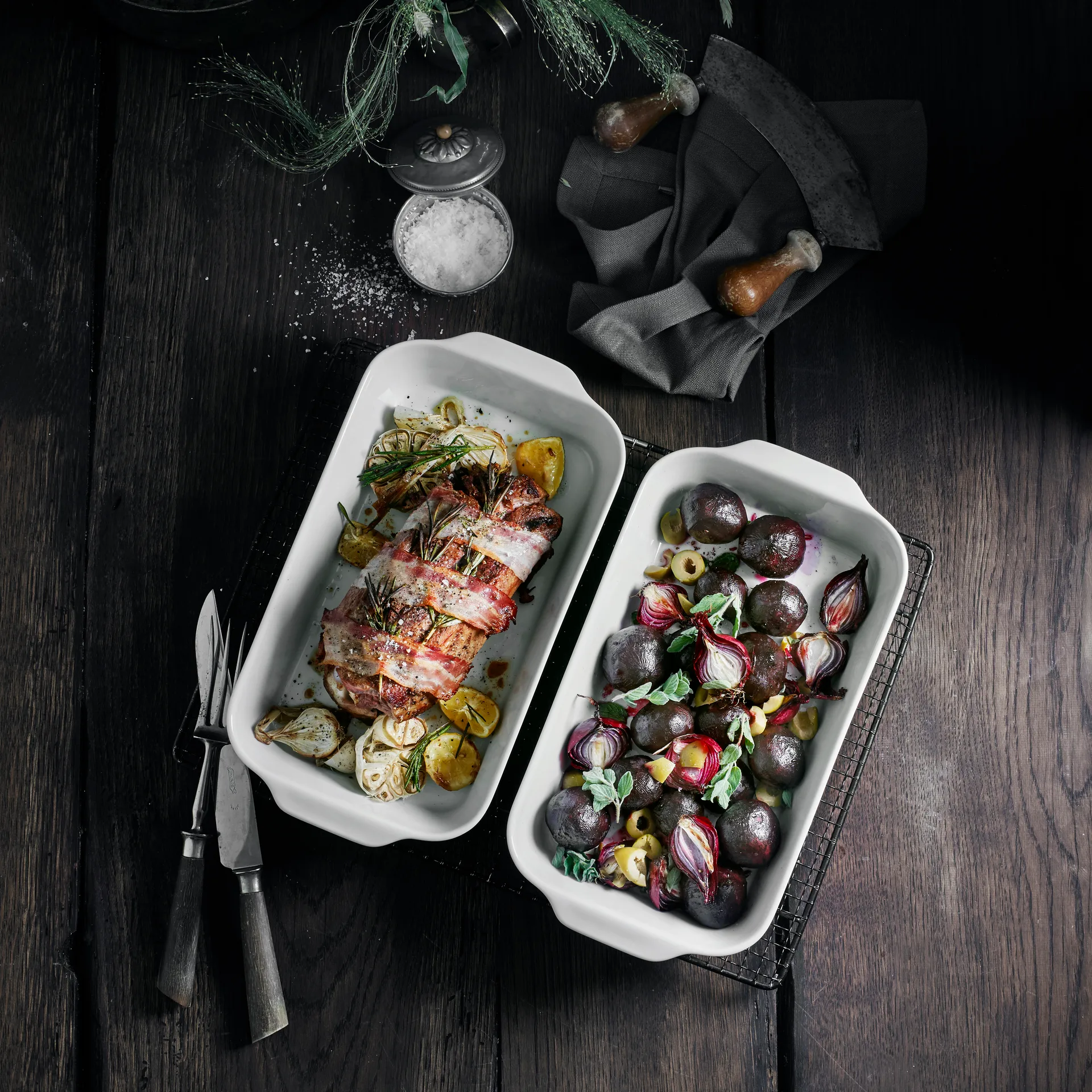 Assiette de service Pillivuyt, 38 x 21 cm Pillivuyt