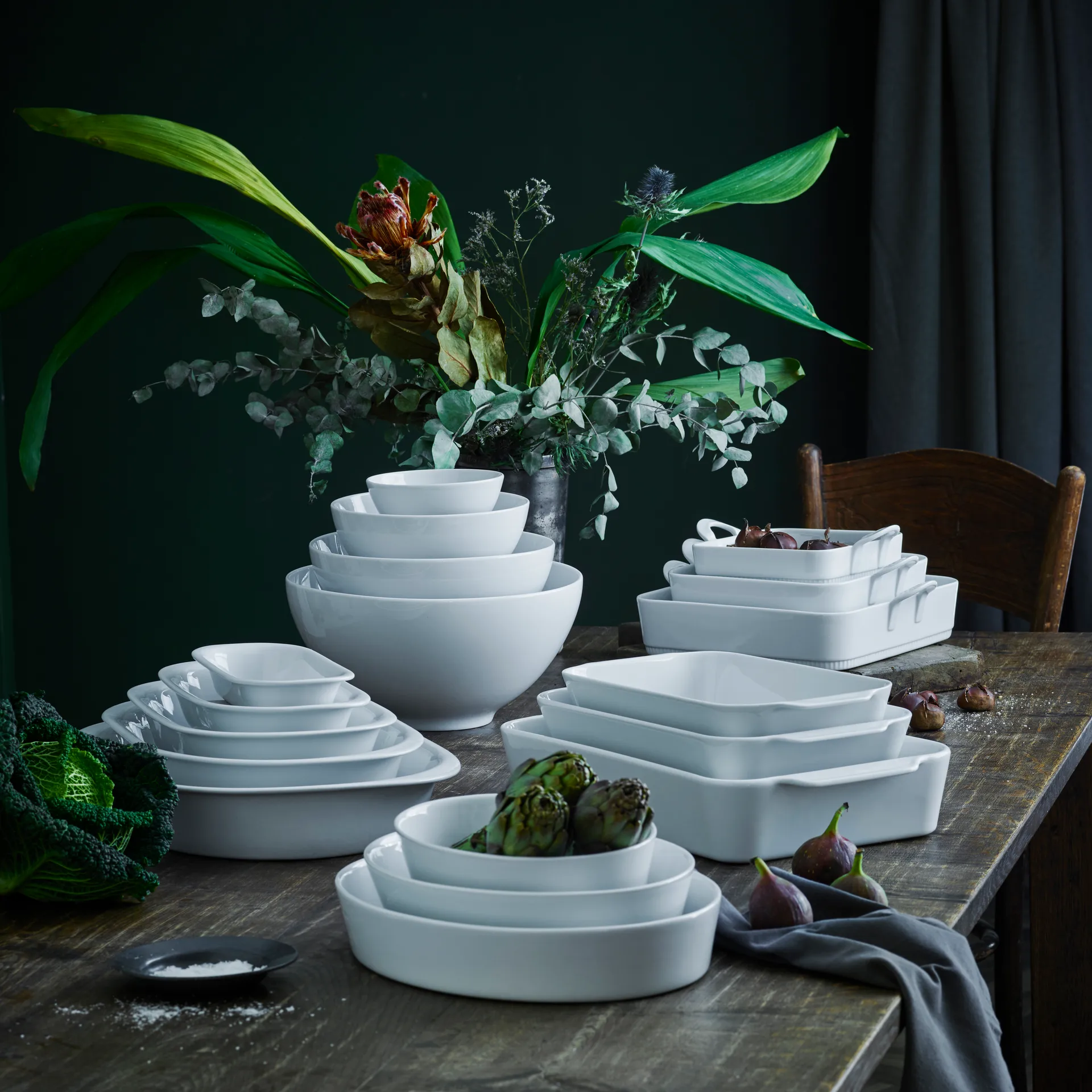 Assiette de service Pillivuyt, 44 x 26 cm Pillivuyt
