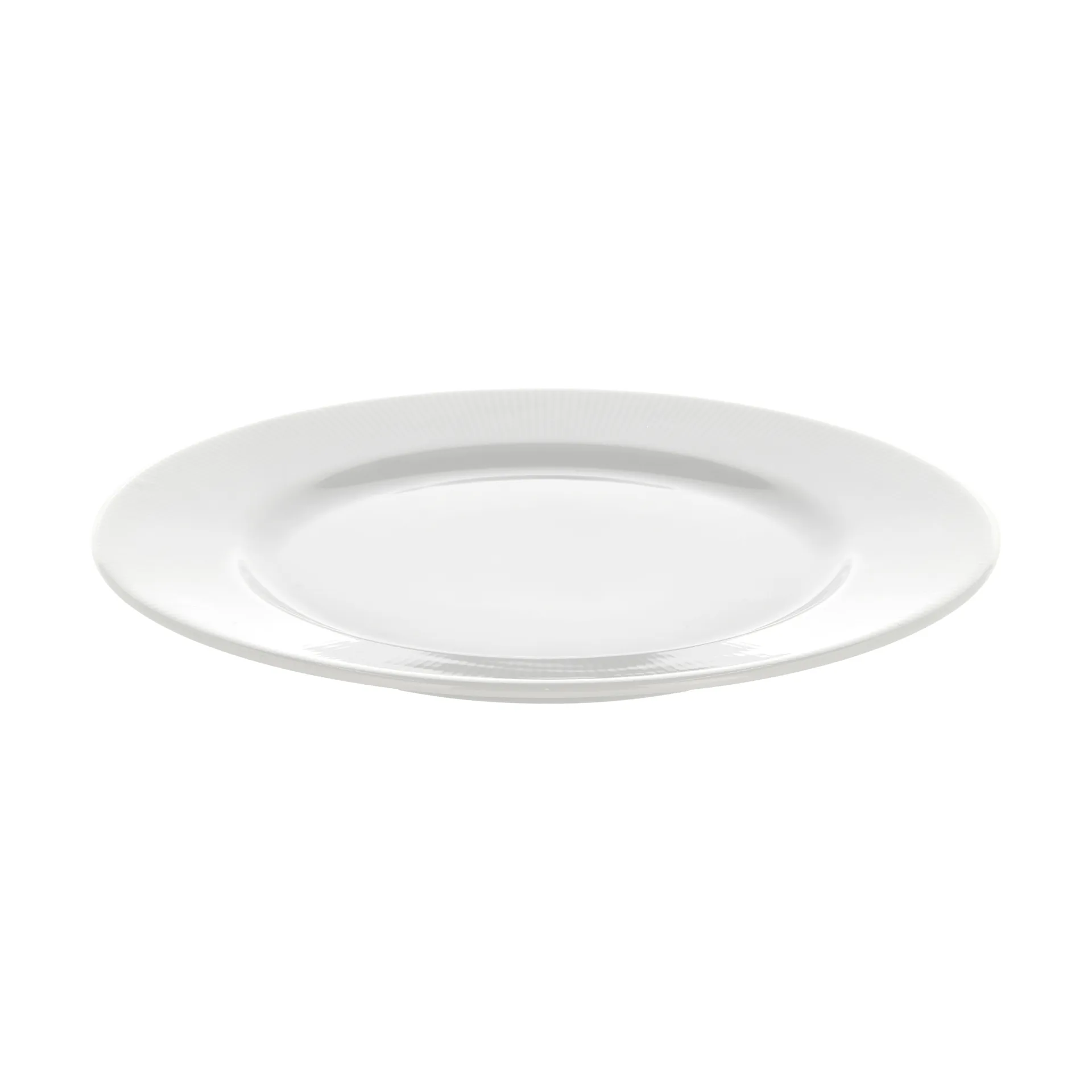 Assiette Eventail avec rebord Ø22 cm, Blanc Pillivuyt