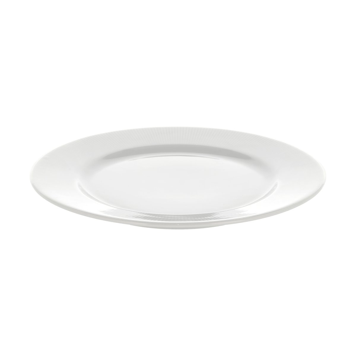 pillivuyt assiette eventail avec rebord ø22 cm blanc