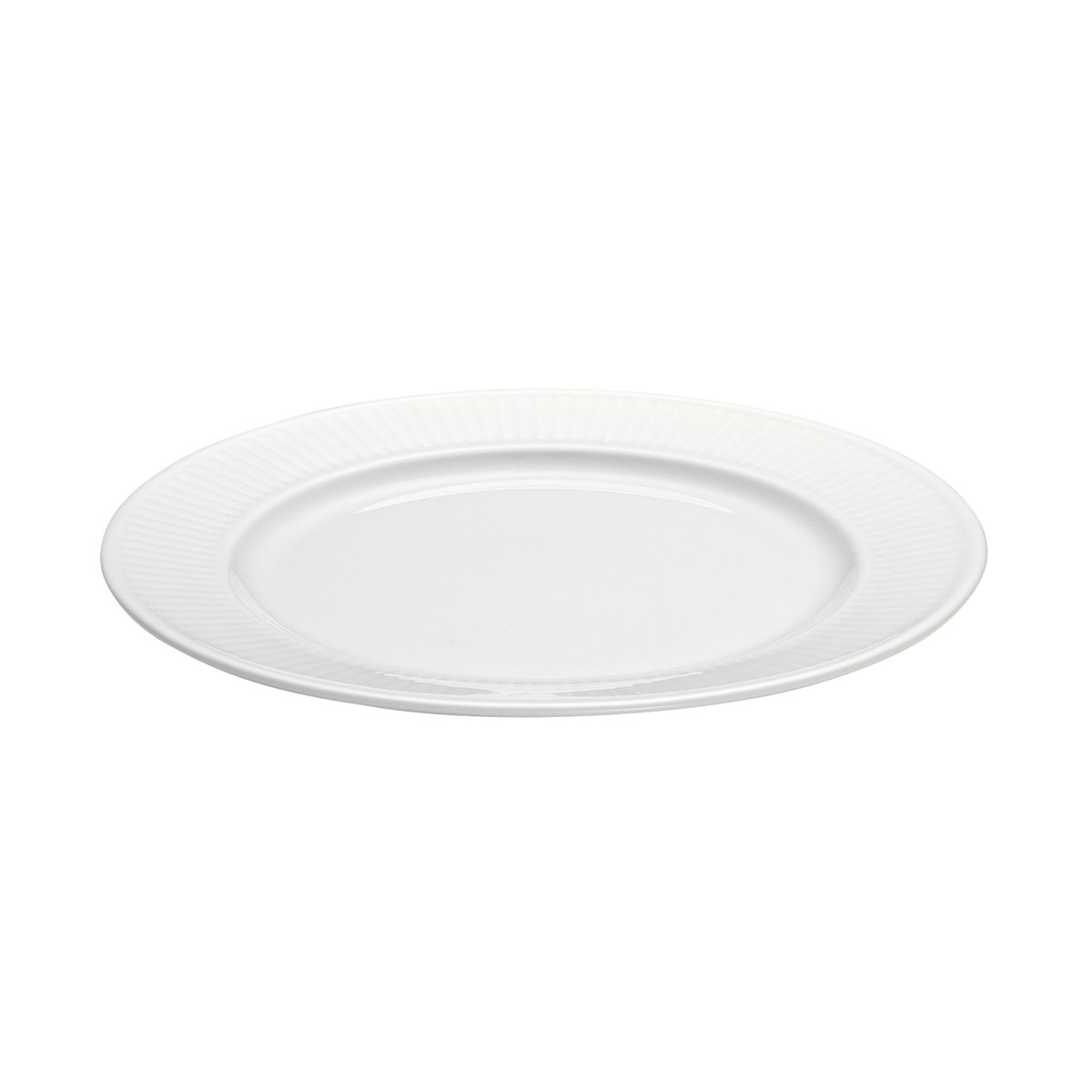 Pillivuyt Assiette Plissé o 20 cm Blanc | Design Scandinave | Assiettes à dessert | Blanc