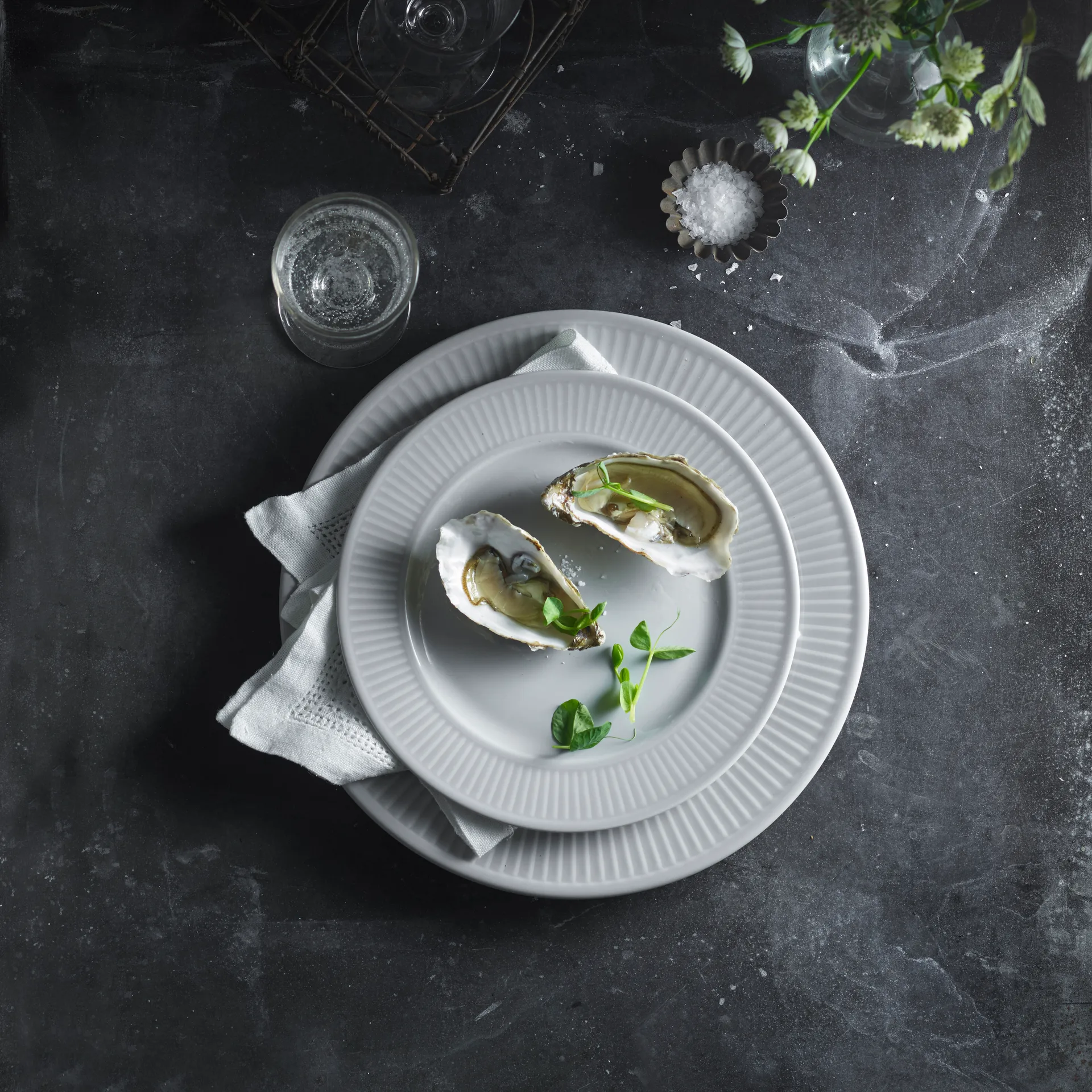Assiette Plissé Ø 22 cm, Blanc Pillivuyt