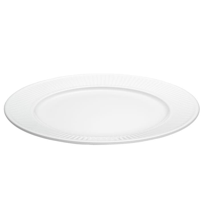 Assiette ovale 34 cm en porcelaine blanche