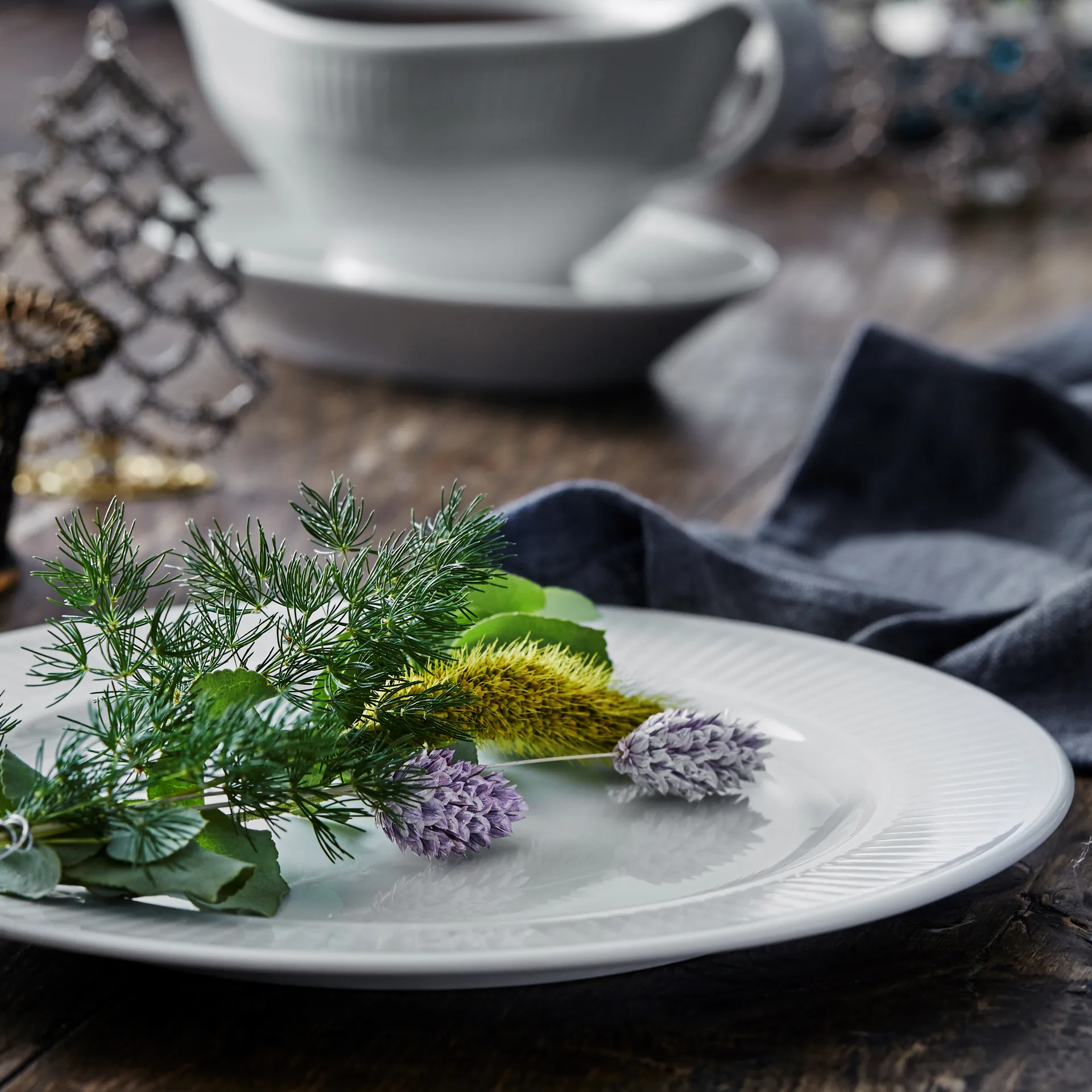 Assiette Plissé Ø 24cm, Blanc Pillivuyt