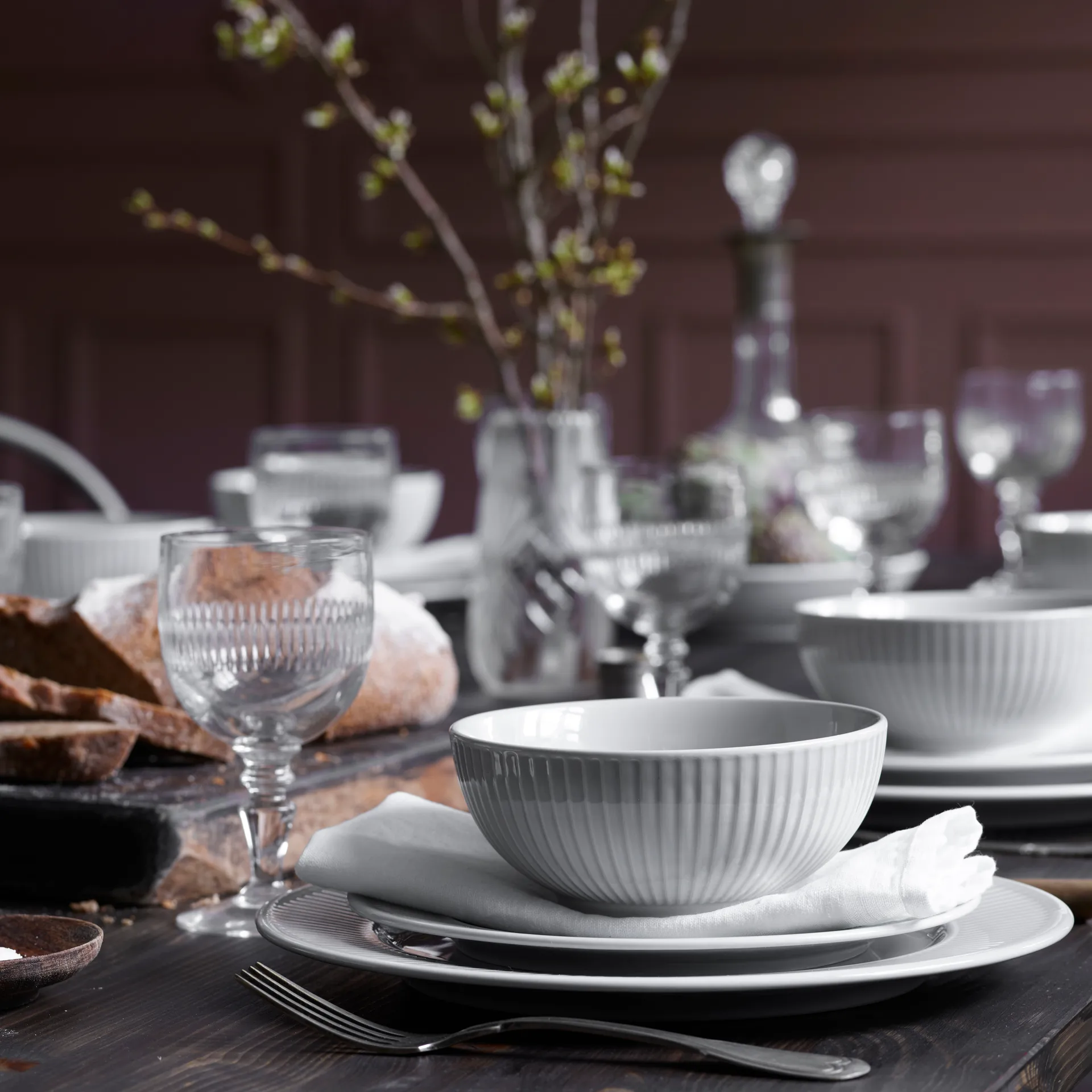 Bol Plissé 60 cl, Blanc Pillivuyt