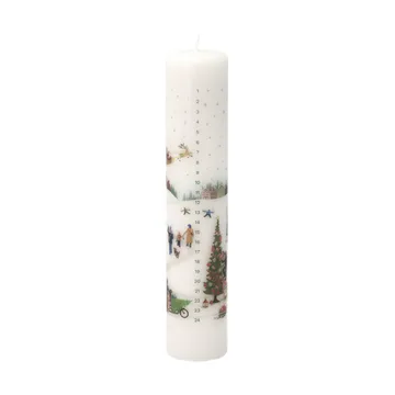Bougie de calendrier Vinter Ø5x25 cm - Blanc - Pillivuyt