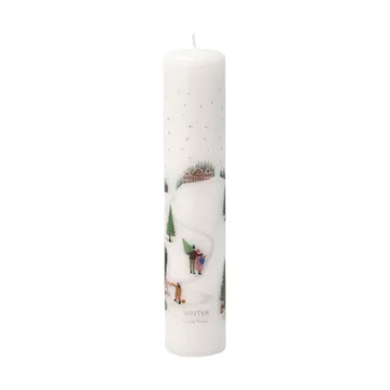 Bougie de calendrier Vinter Ø5x25 cm - Blanc - Pillivuyt