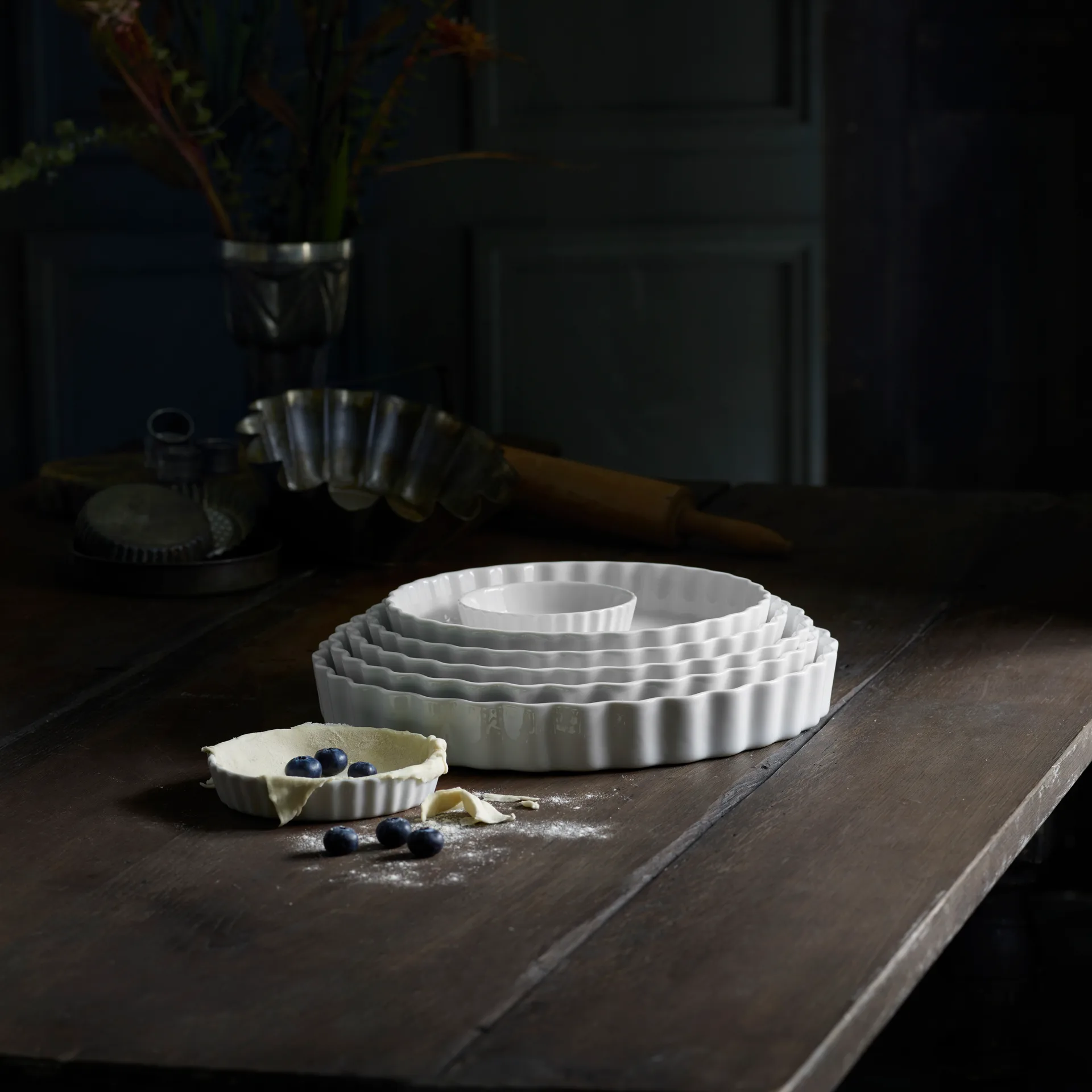 Plat à tarte blanc Pillivuyt, Ø : 11 cm Pillivuyt