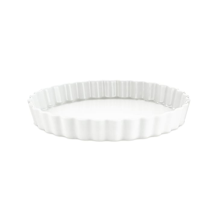 moule à tarte porcelaine blanc 24 cm