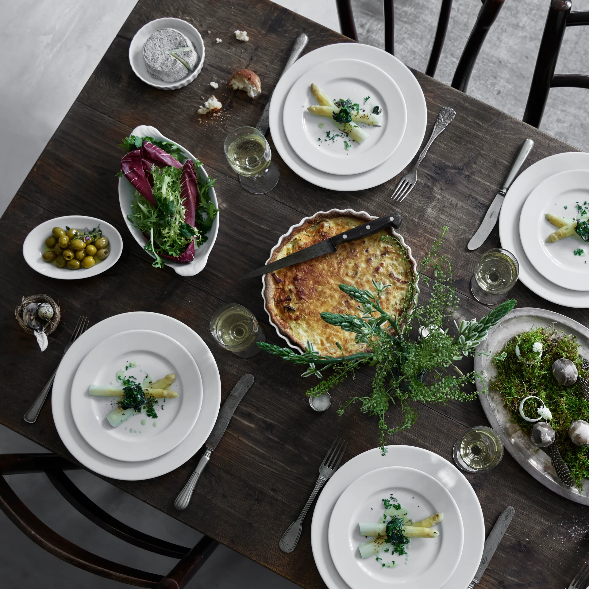 Plat à tarte blanc Pillivuyt, Ø : 24 cm Pillivuyt