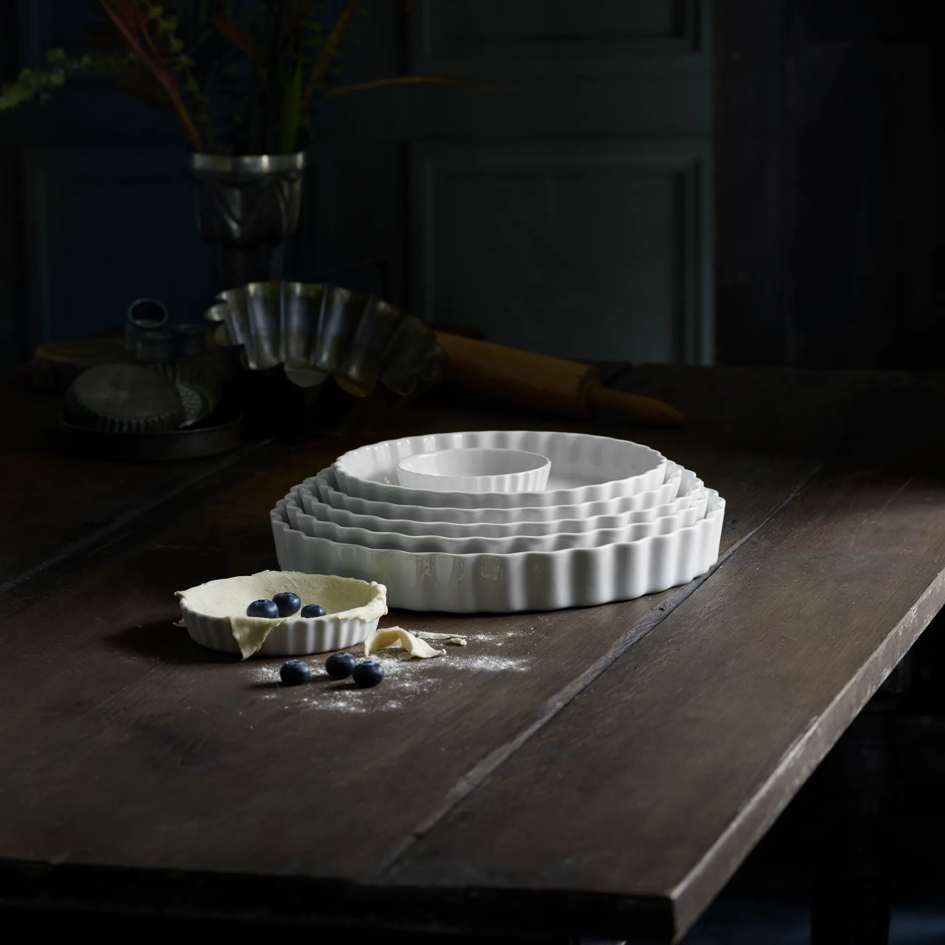 Plat à tarte blanc Pillivuyt, Ø : 29 cm Pillivuyt