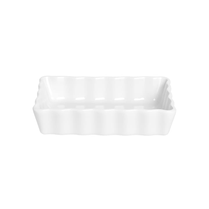 Plat à tarte rectangle blanc Pillivuyt - 14,5 x 10,3 cm - Pillivuyt