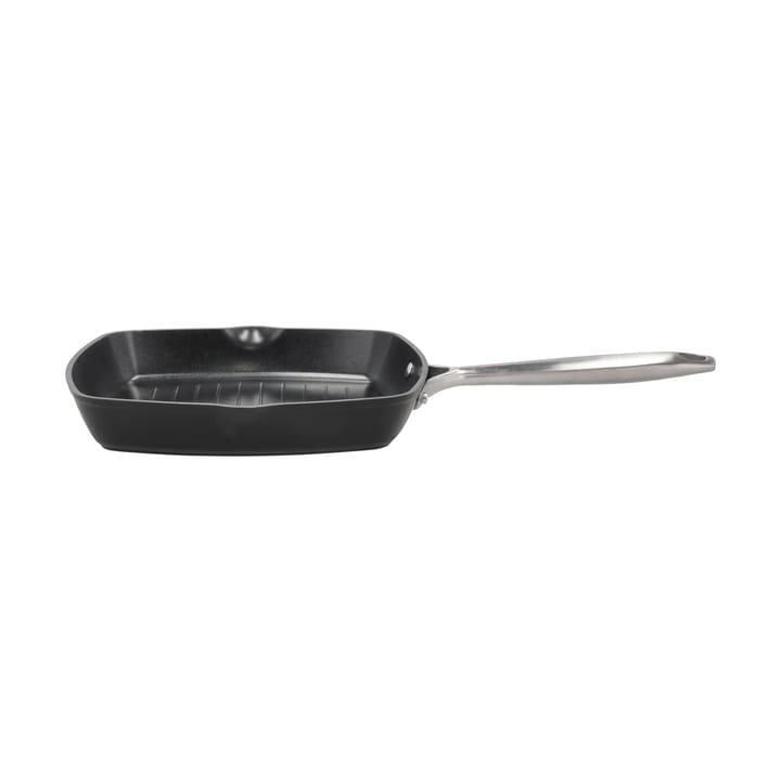 Poêle à griller Travo céramique non-stick 24x24 cm - Noir-aluminium - Pillivuyt