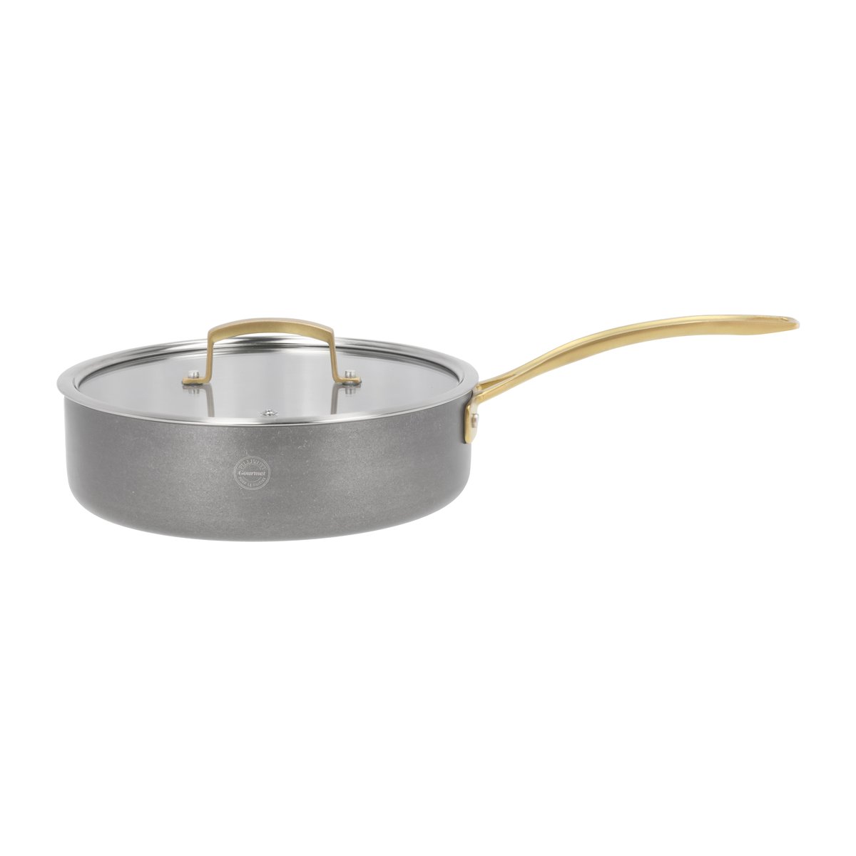 Pillivuyt Sauteuse à couvercle Durance Ø24 cm Acier inoxydable
