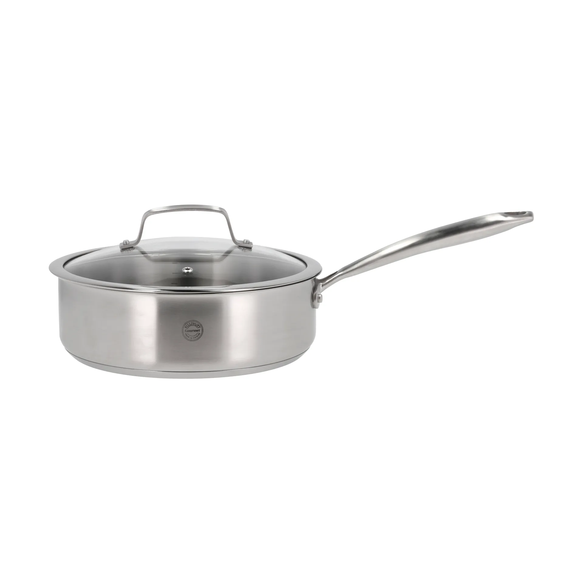 Sauteuse Roya 24 cm, Acier inoxydable Pillivuyt