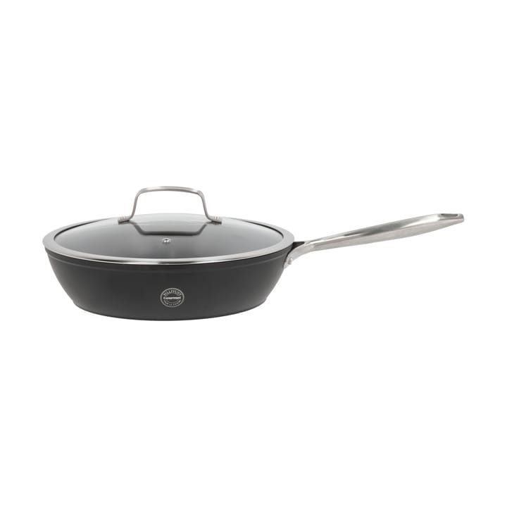 Sauteuse Travo céramique non-stick 28 cm - Noir-aluminium - Pillivuyt