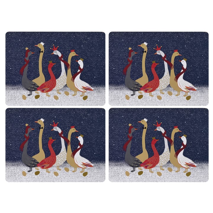 Sets de table Christmas Geese  Lot de 4 - 40 x 30cm - Pimpernel