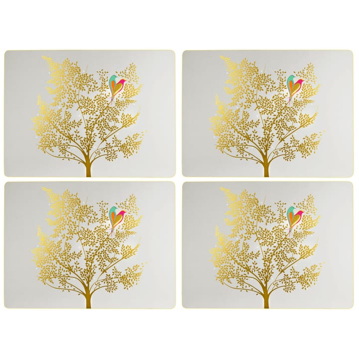 Sous-verre Chelsea Collection lot de 4 - Gris clair - Pimpernel