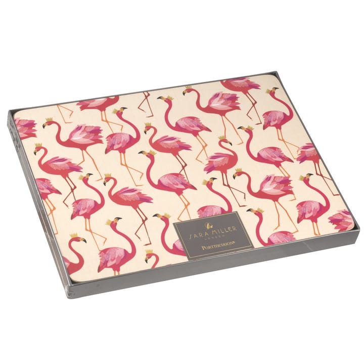 Sous-verre Flamingo lot de 4 - 30 x 23 cm - Pimpernel