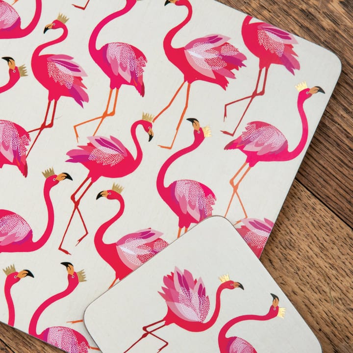 Sous-verre Flamingo lot de 4 - 30 x 23 cm - Pimpernel