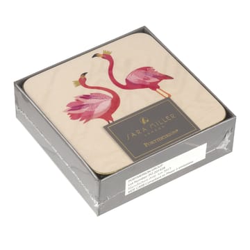 Sous-verre Flamingo lot de 6 - Rose - Pimpernel