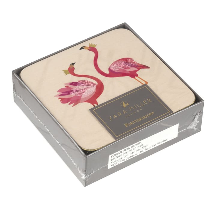 Sous-verre Flamingo lot de 6 - Rose - Pimpernel