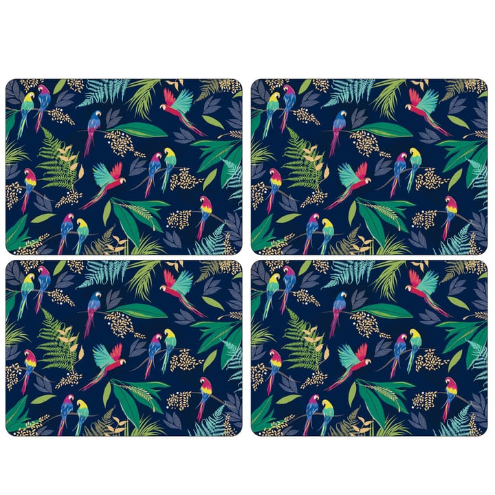 Sous-verre Parrot lot de 4 - 40 x 30 cm - Pimpernel