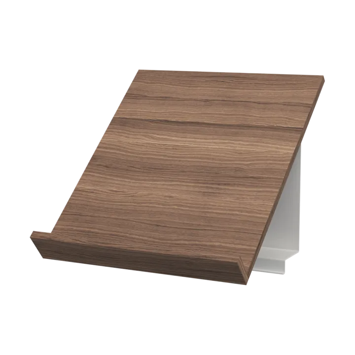 Pira G2 étagère à magazines - Noyer - blanc - Pira