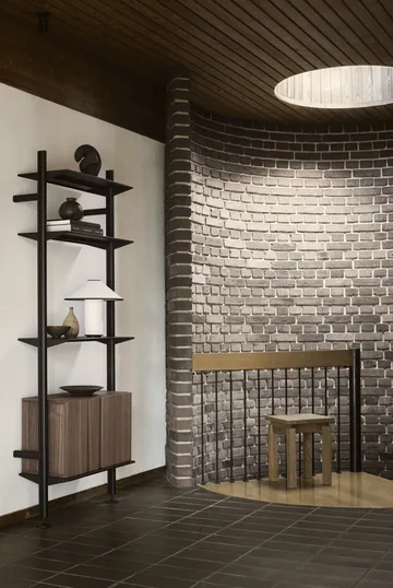 Système d’étagères mural Pira G2 W B noir/noyer - Pira