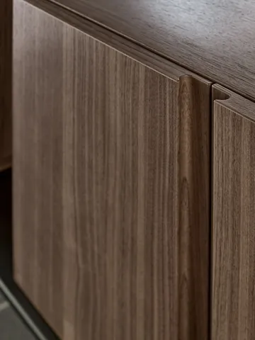 Système d’étagères mural Pira G2 W B noir/noyer - Pira