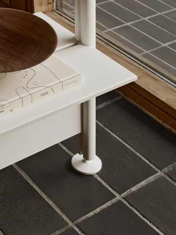 Système d’étagères Pira G2 F C A blanc/noyer 240–247 cm - Pira