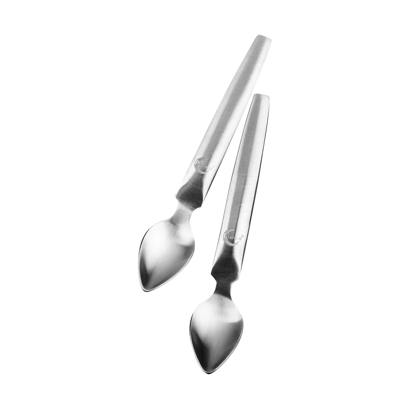 Cuillères à quenelles Plate-it, lot de 2, Acier inoxydable Plate It